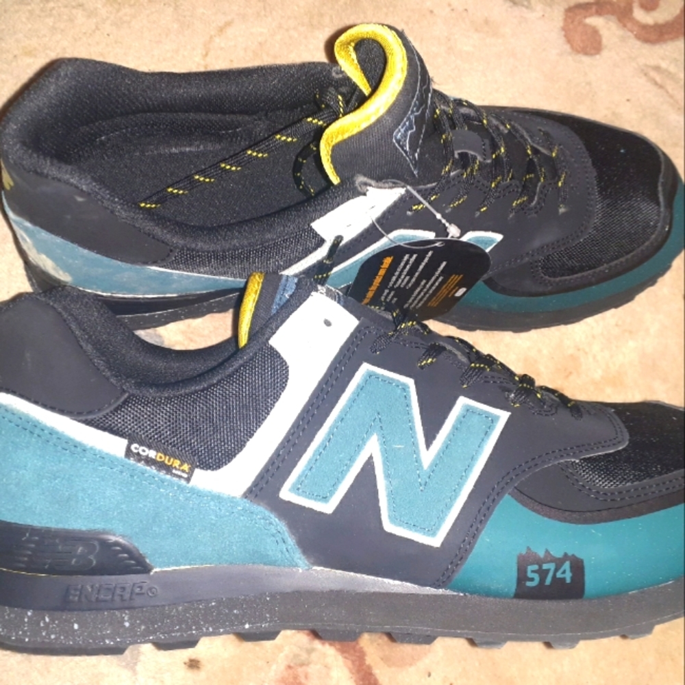 Green and black new balance